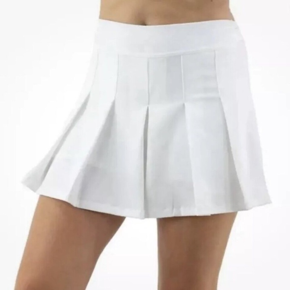 Lily Pulitzer Luxletic 5" Frazer Pleated Short White